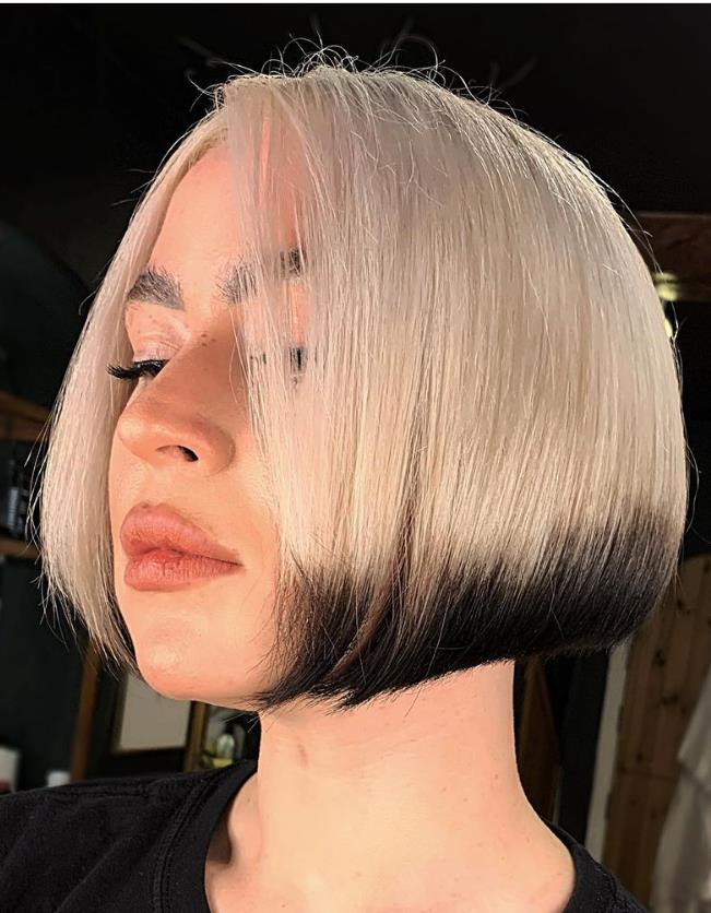 white short hair for the summer 2021