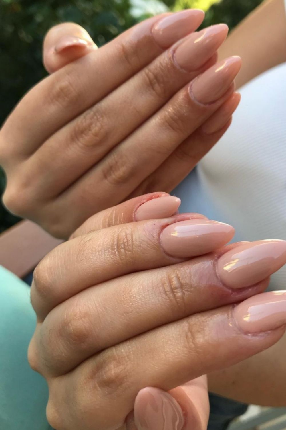 35+ Summer trend of nude almond nails for your new nails ideas 