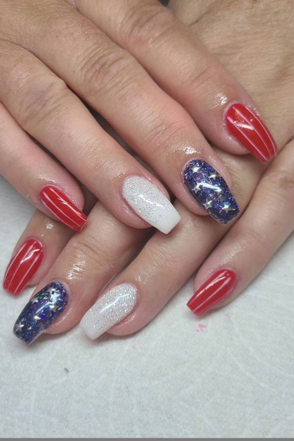 4th of July nails for the development day make your summer nails