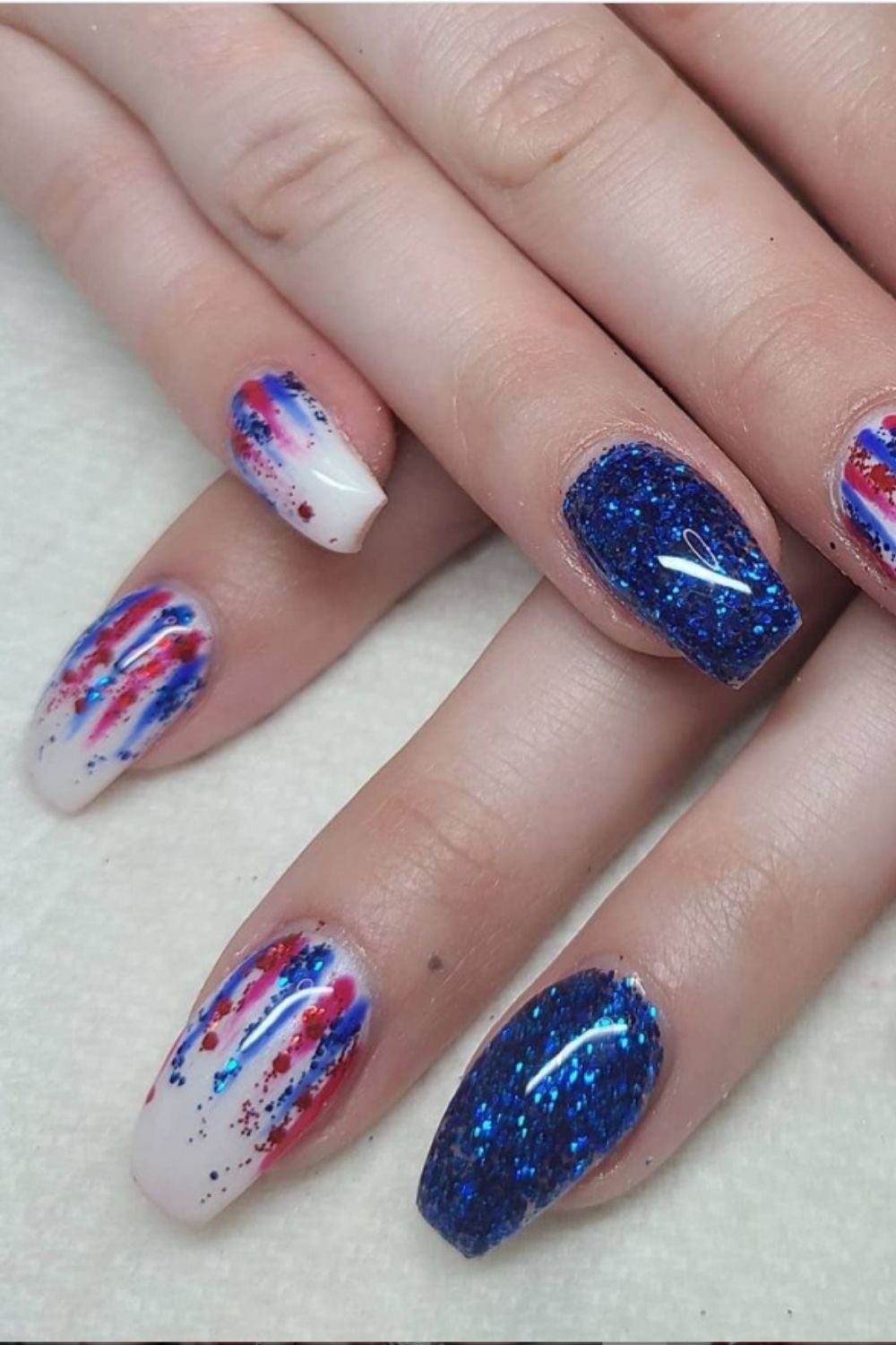 4th of July nails for the development day make your summer nails