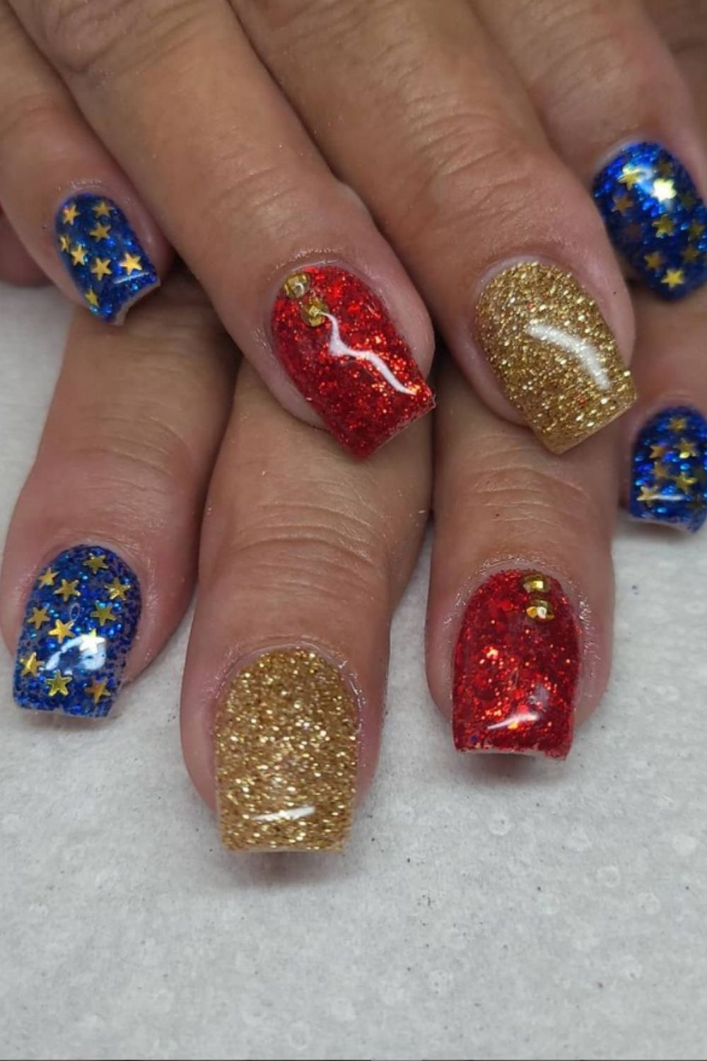 4th of July nails for the development day make your summer nails