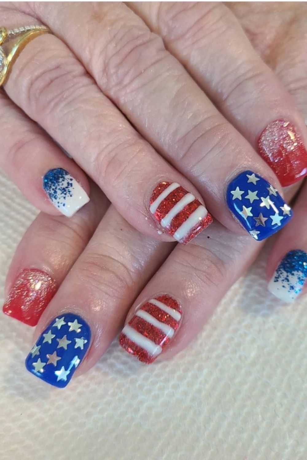 4th of July nails for the development day make your summer nails