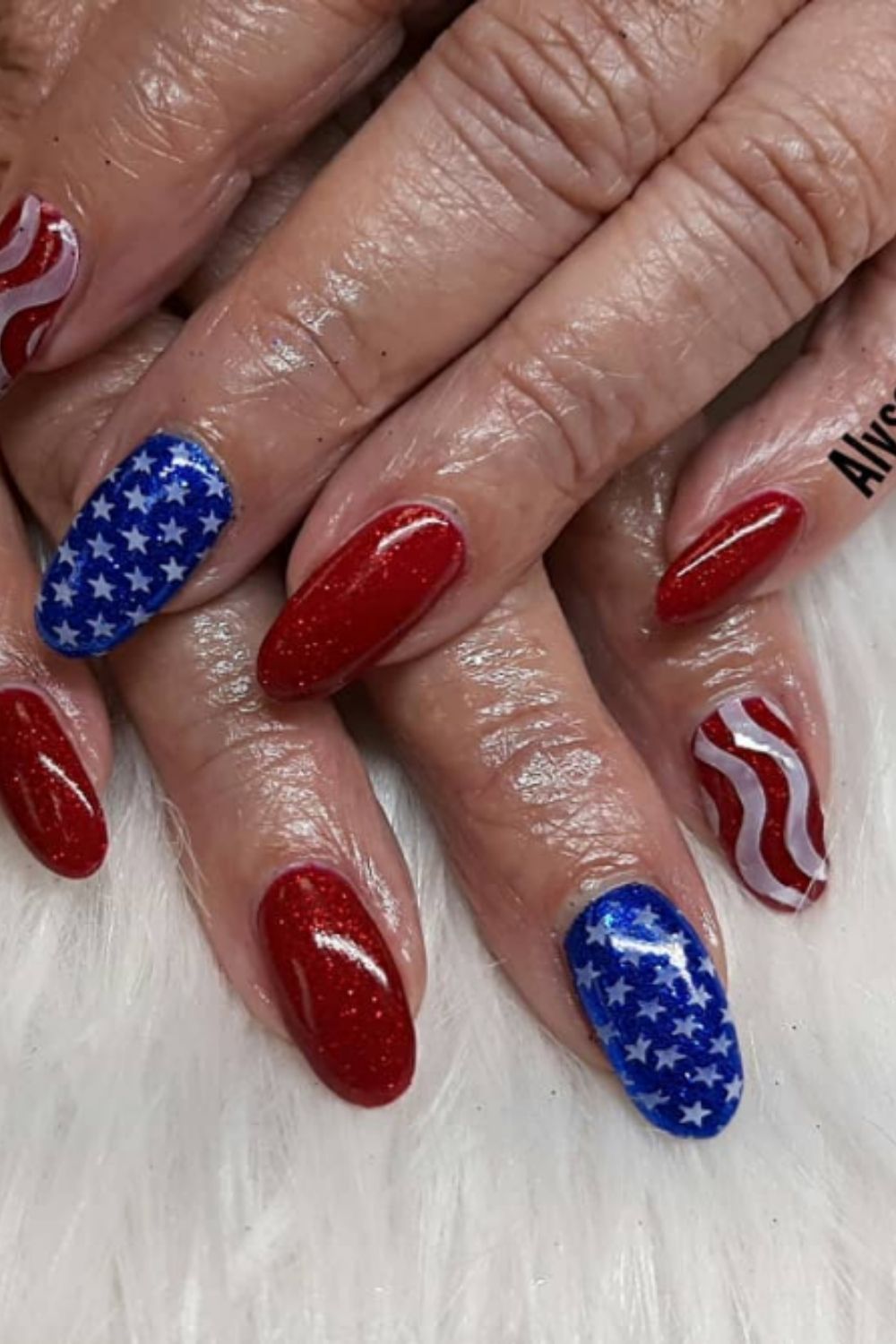 4th of July nails for the development day make your summer nails