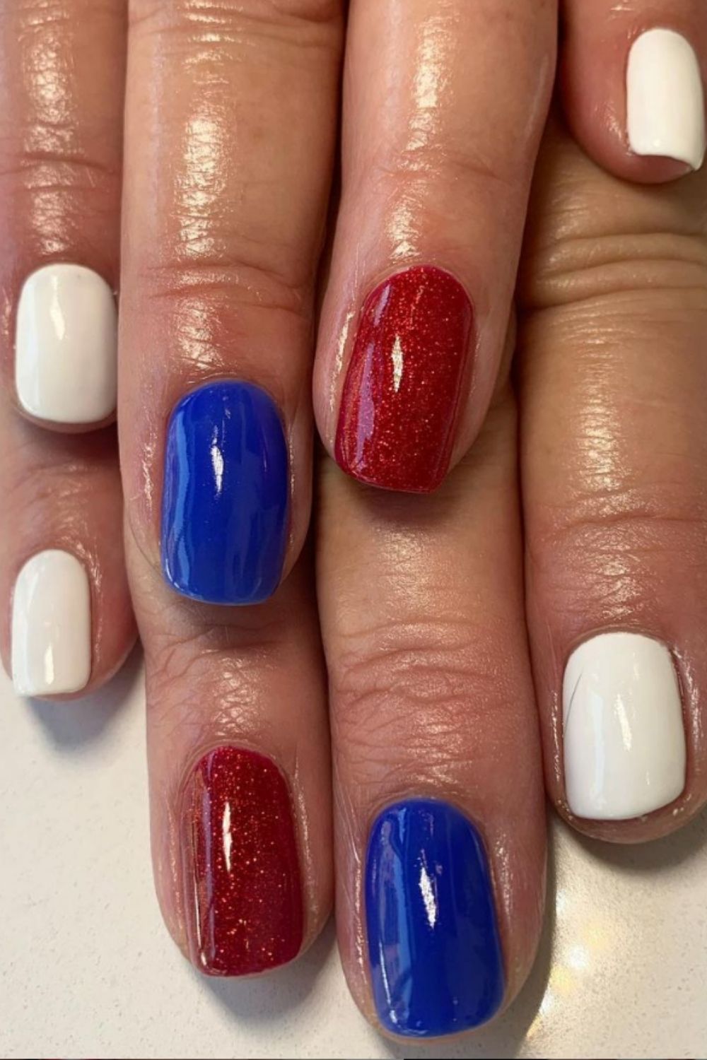 4th of July nails for the development day make your summer nails