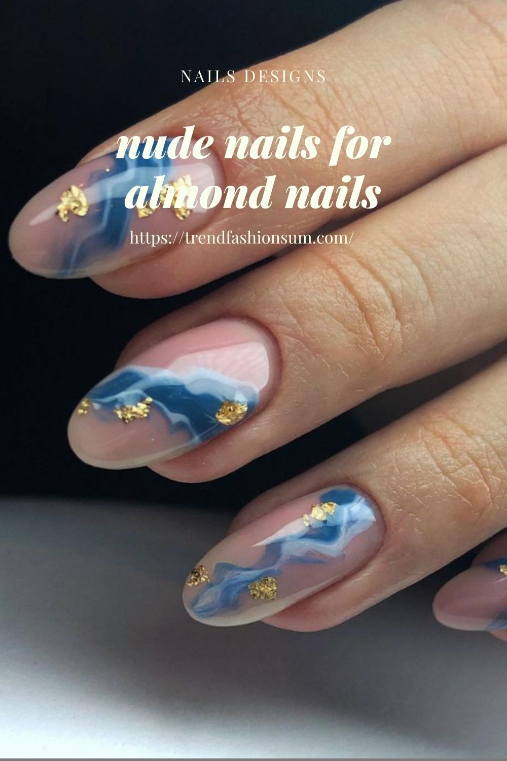 35+ Summer trend of nude almond nails for your new nails ideas 