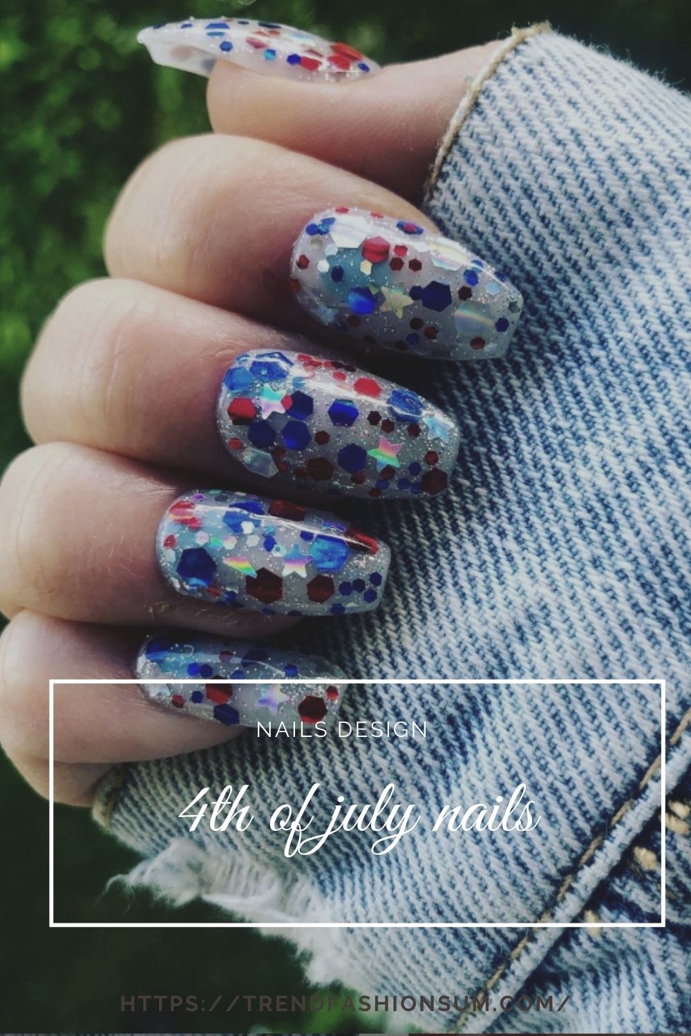 4th of July nails for the development day make your summer nails