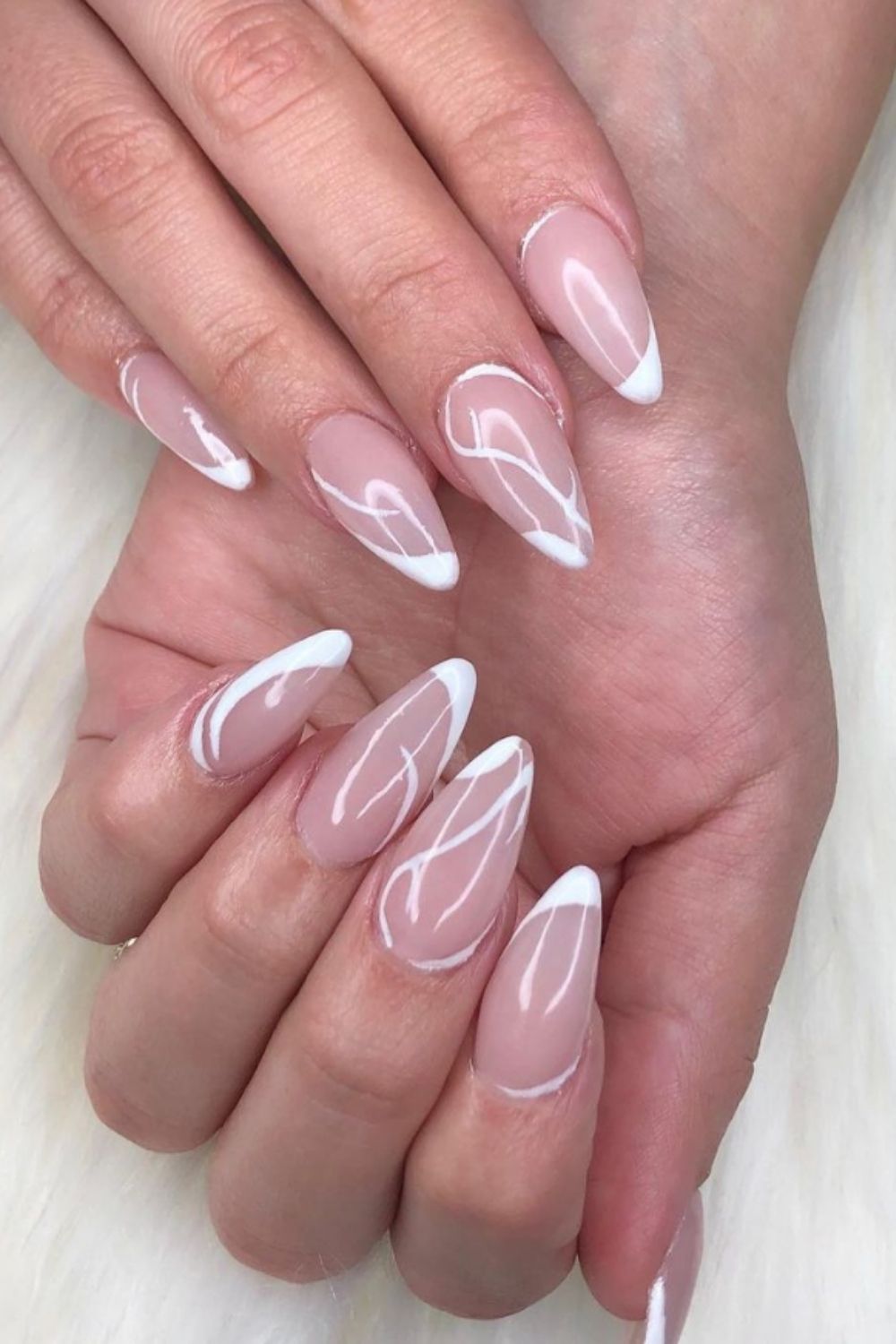 35+ Summer trend of nude almond nails for your new nails ideas 