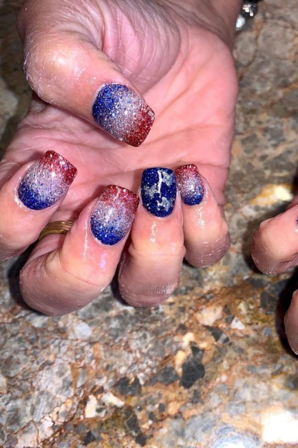 4th of July nails for the development day make your summer nails