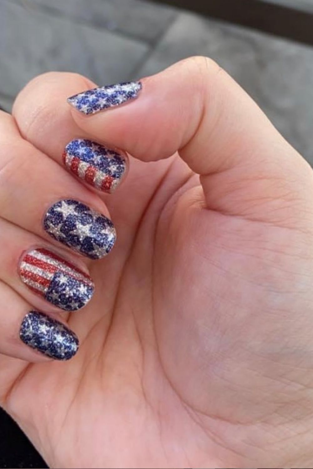 4th of July nails for the development day make your summer nails