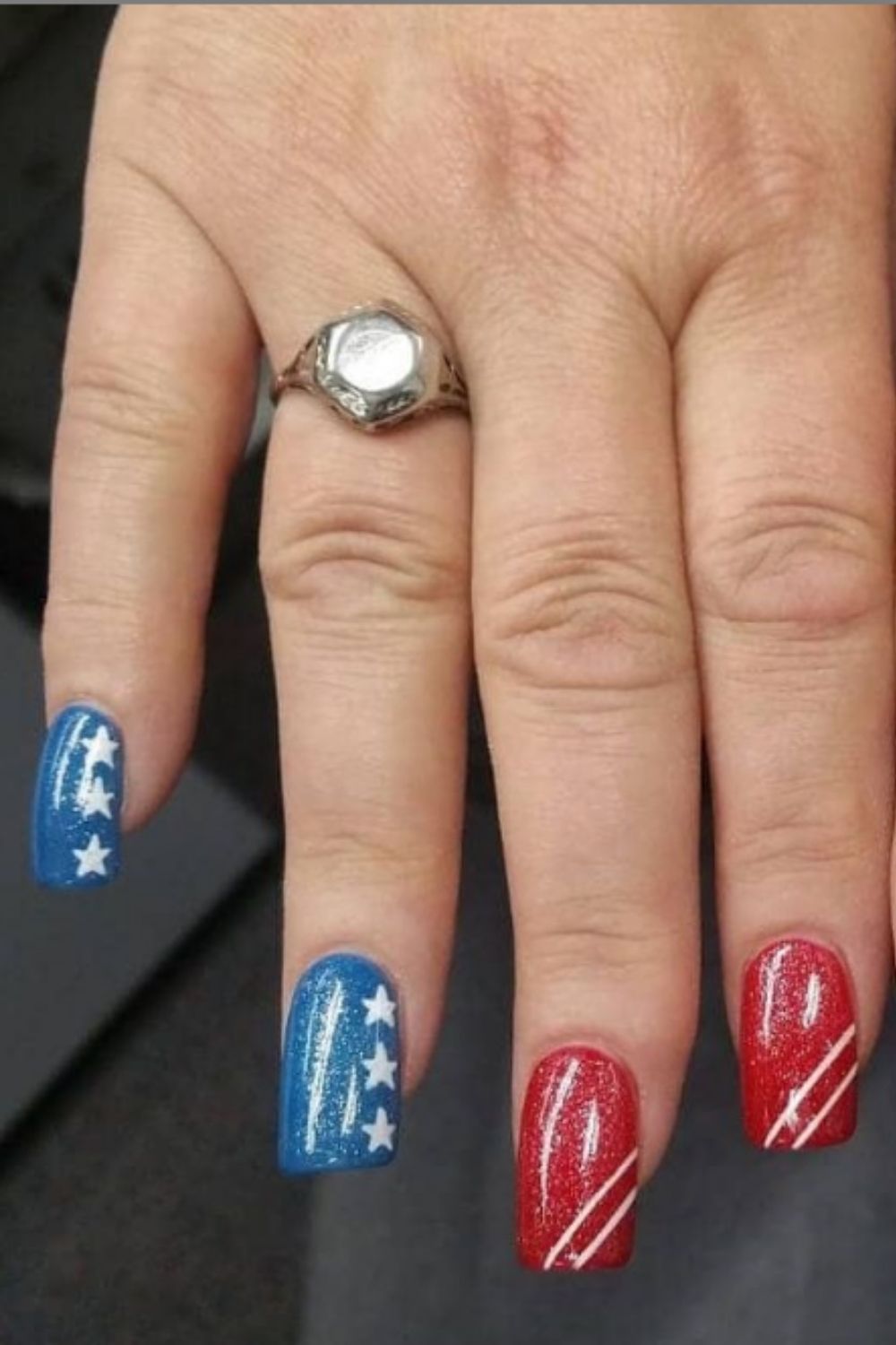 4th of July nails for the development day make your summer nails