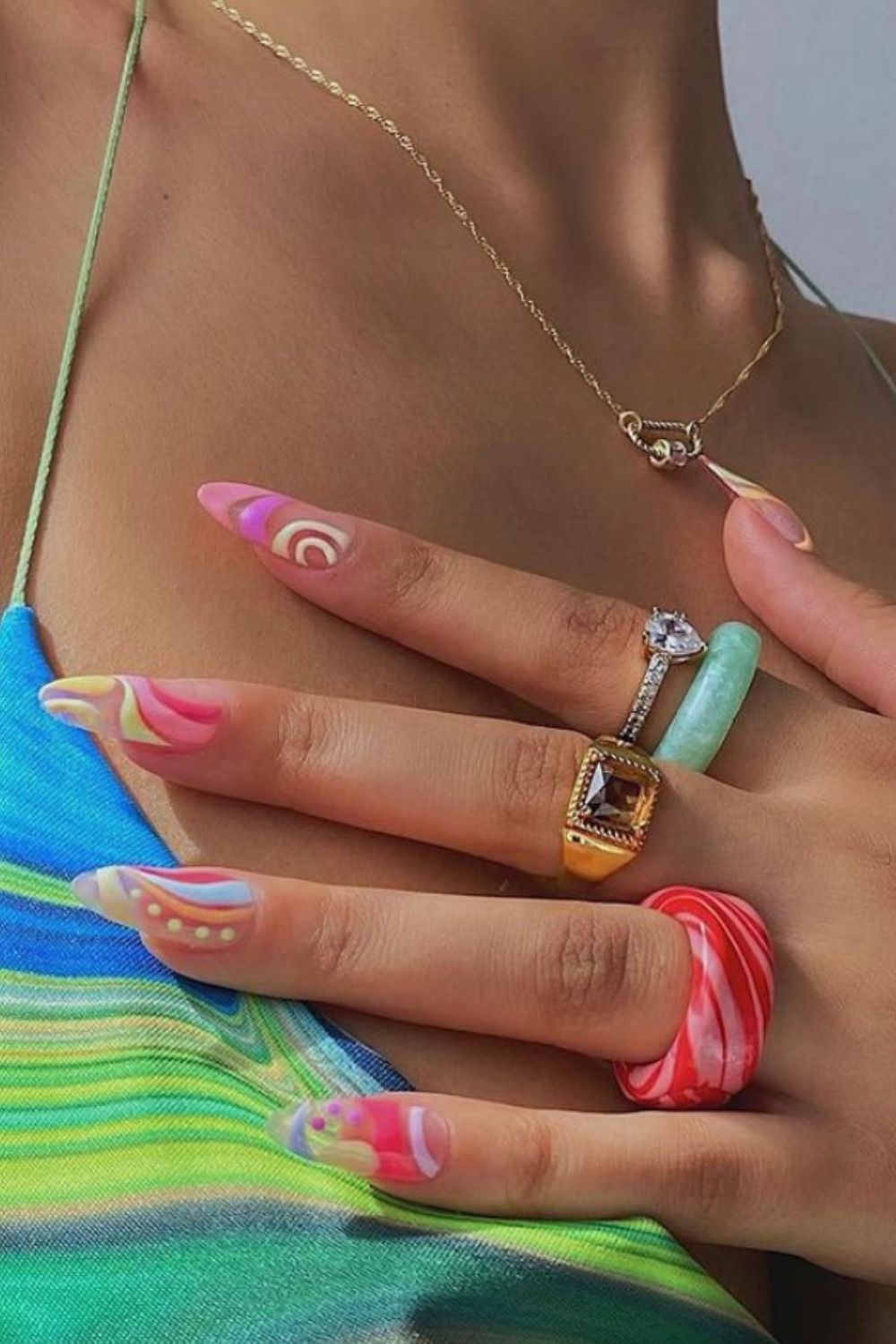 35 Pretty summer nail designs 2021