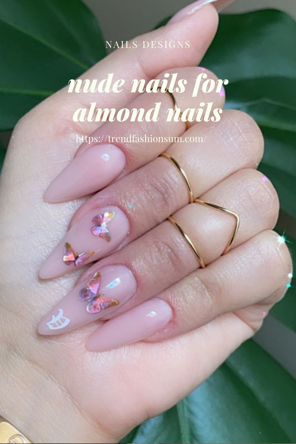 35+ Summer trend of nude almond nails for your new nails ideas 