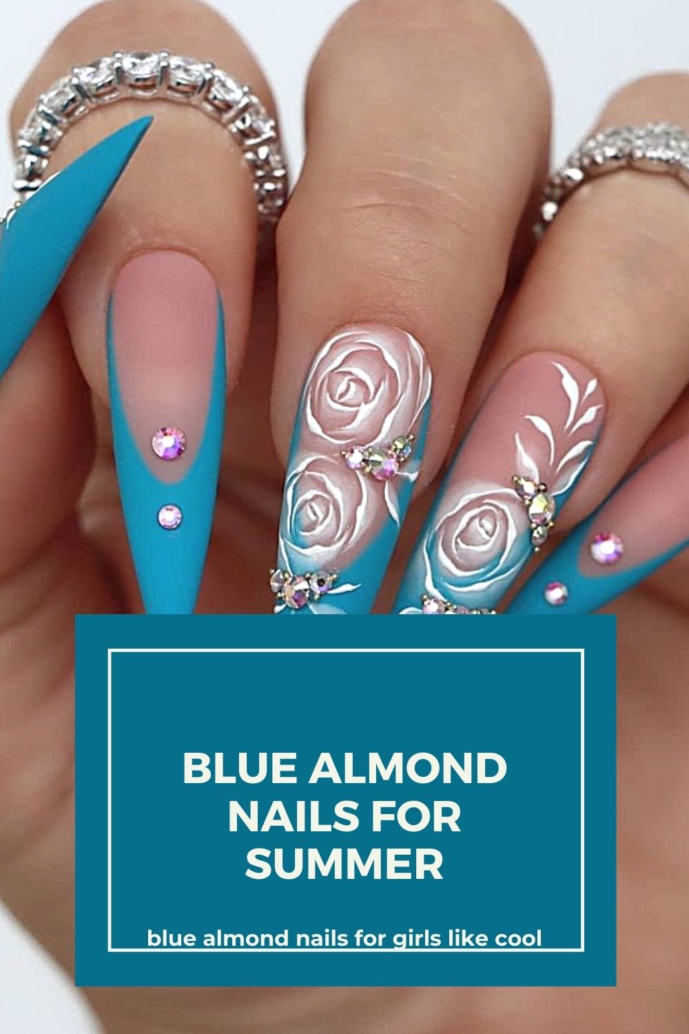 Coolest Blue Nails Design And Ideas For The Woman In Summer 21