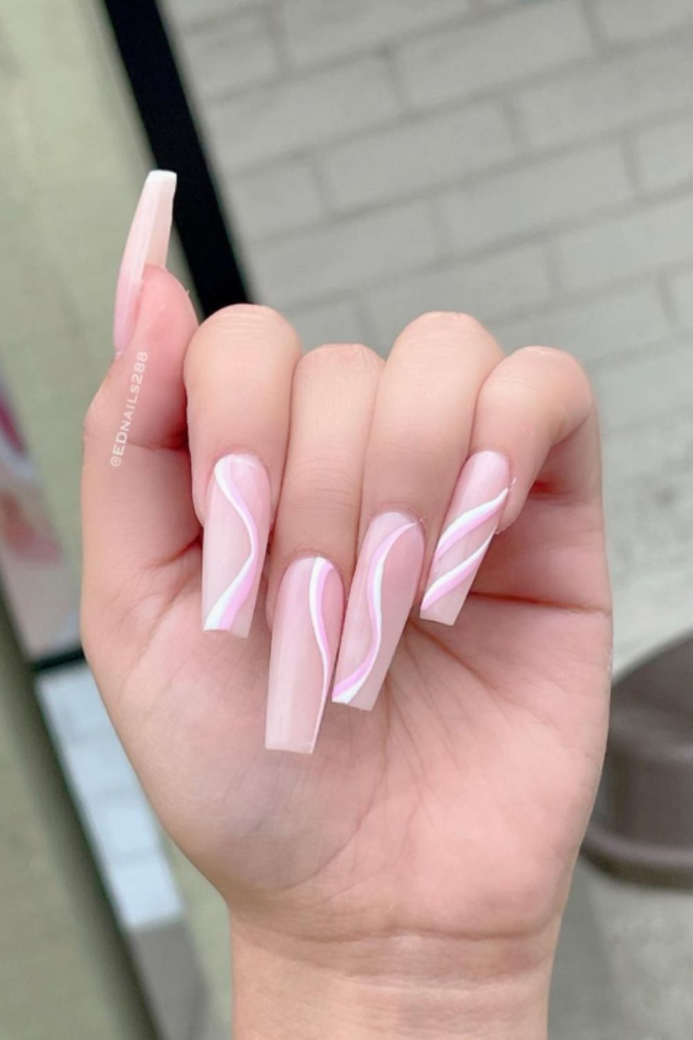 Gel coffin nail designs for summer