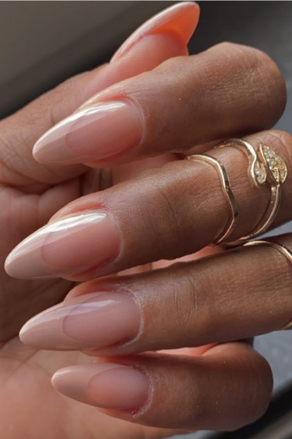 35+ Summer trend of nude almond nails for your new nails ideas 