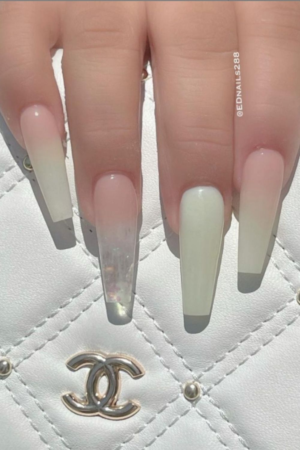 Gel coffin nail designs for summer