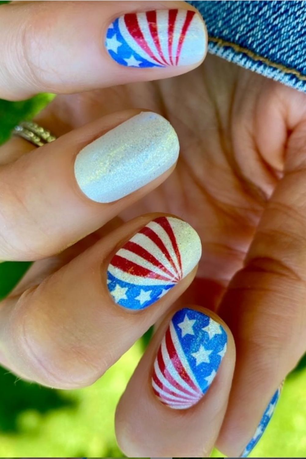 4th of July nails for the development day make your summer nails