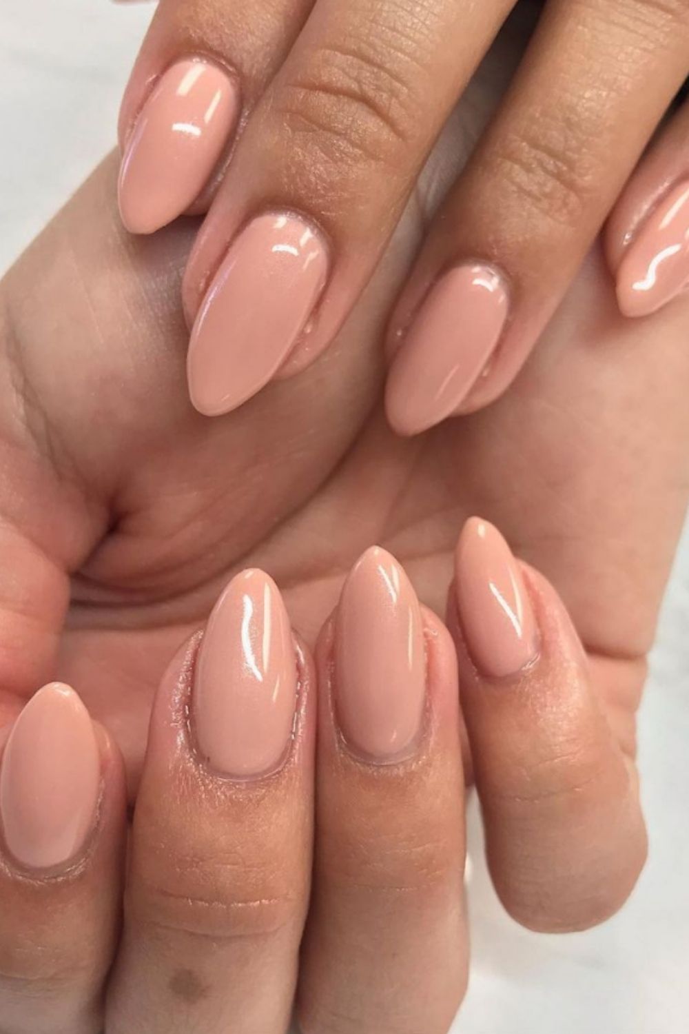 35+ Summer trend of nude almond nails for your new nails ideas 