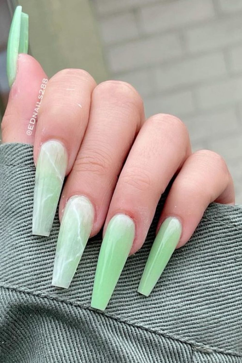 Gel coffin nail designs for summer