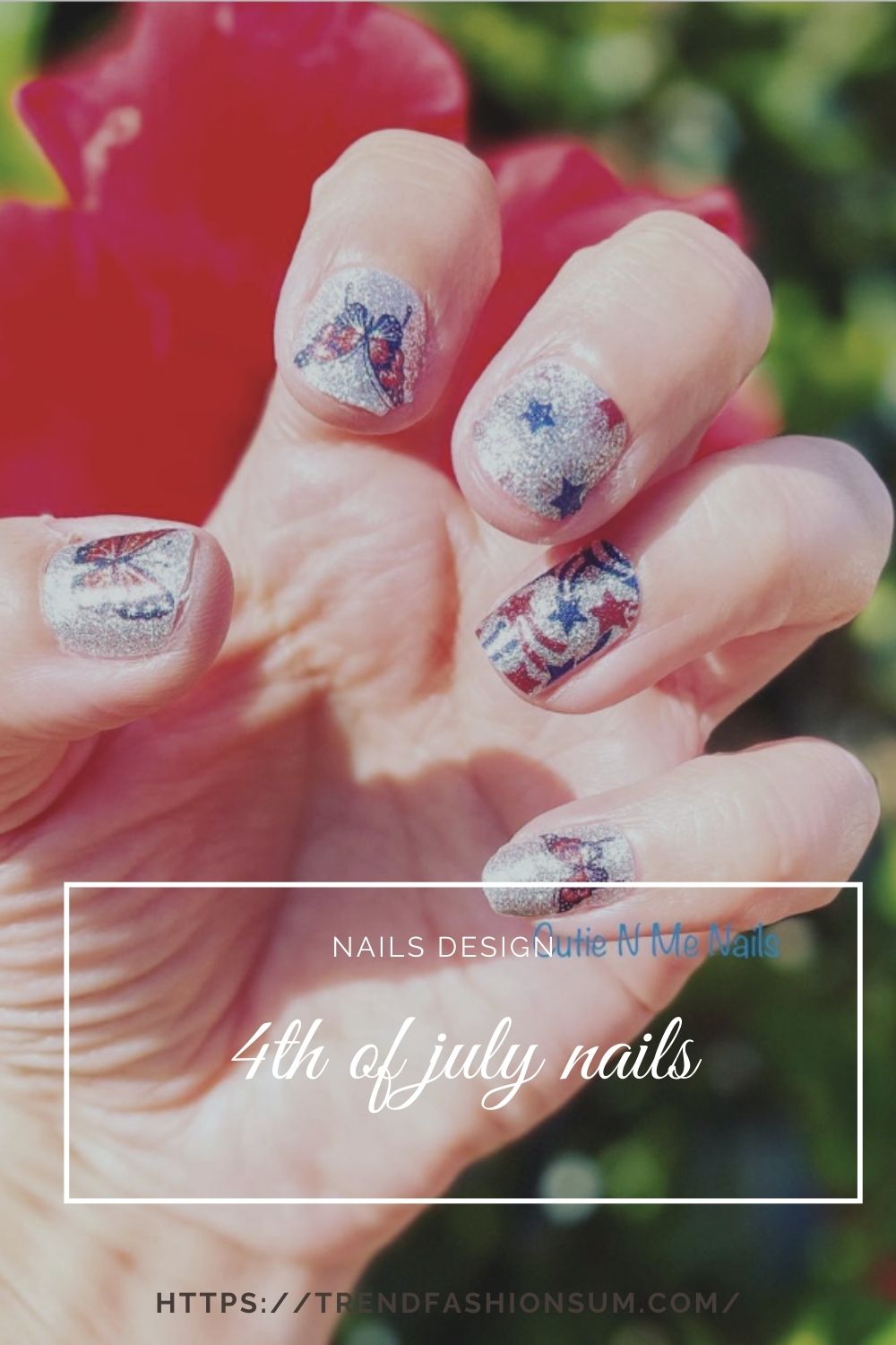 4th of July nails for the development day make your summer nails