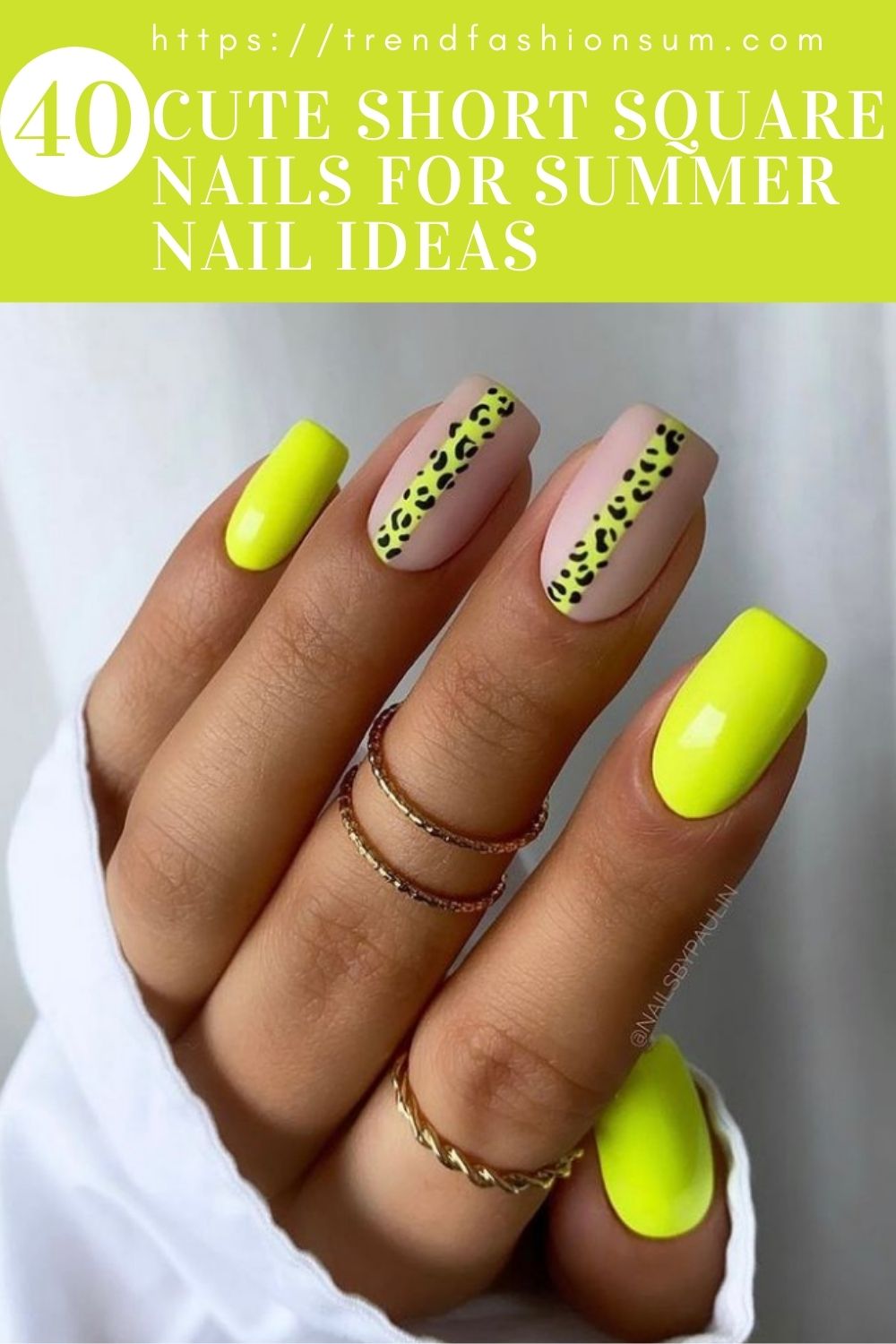  How To Get Cute Short Square Nails Step By Step!