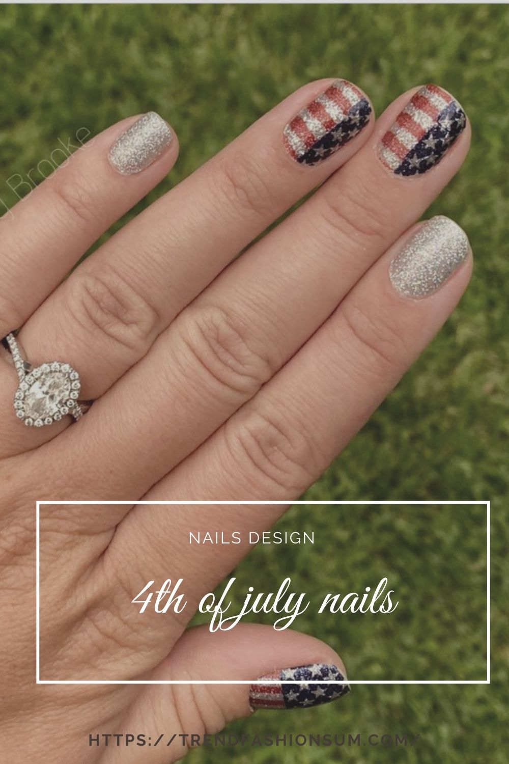 4th of July nails for the development day make your summer nails