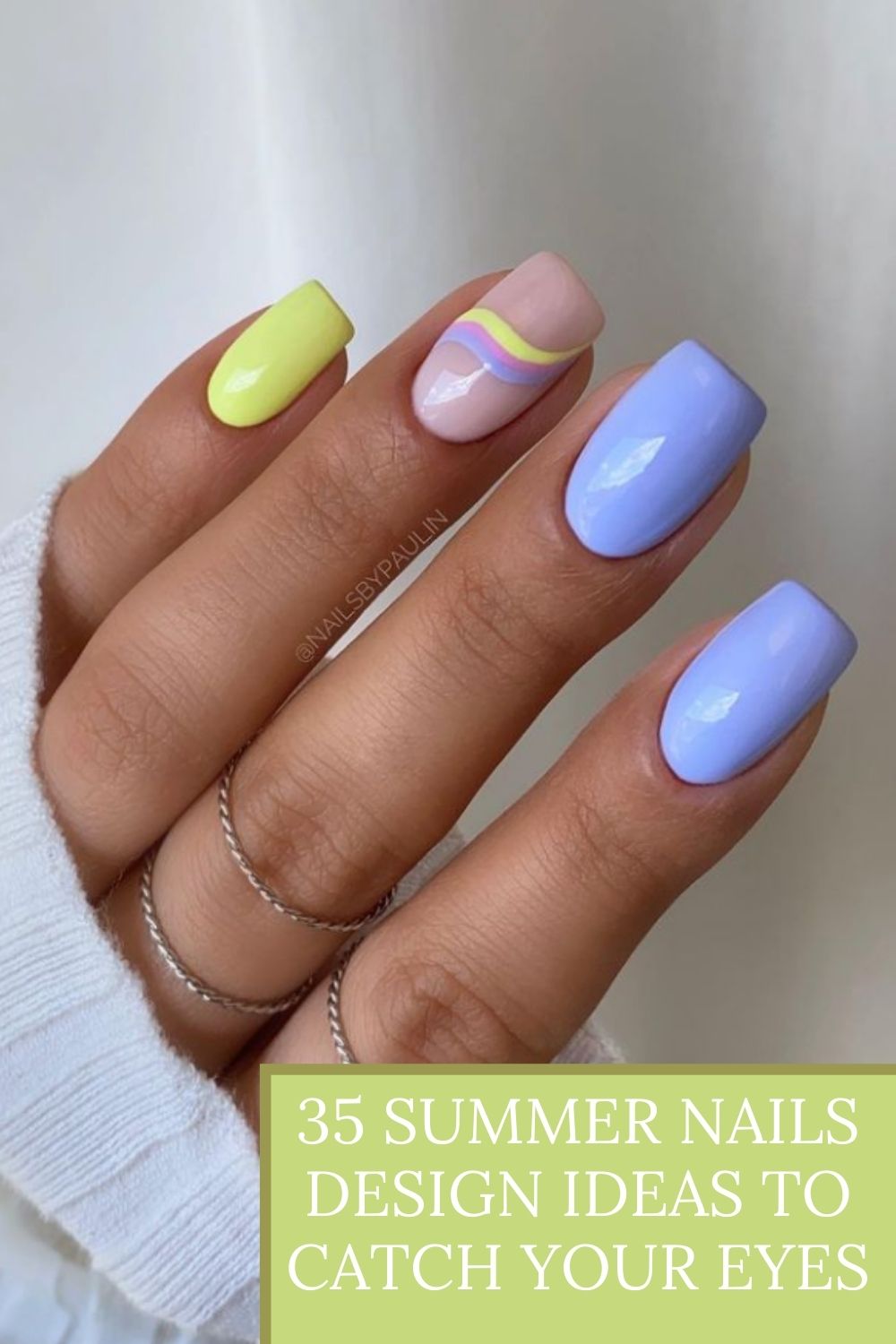 35 Pretty summer nail designs 2021