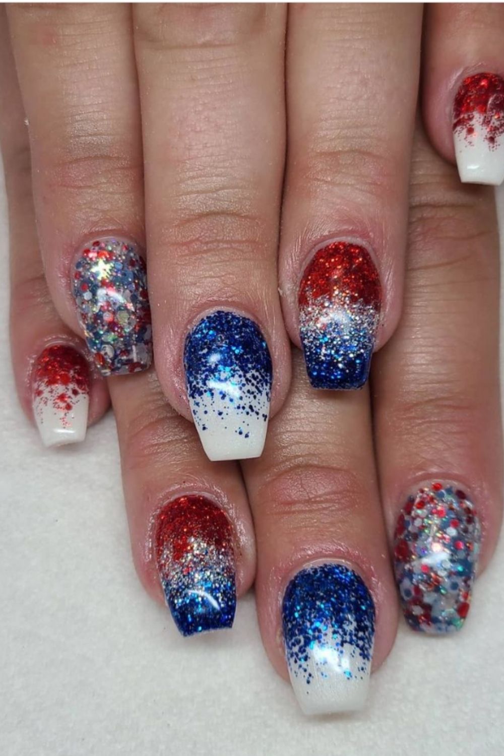 4th of July nails for the development day make your summer nails