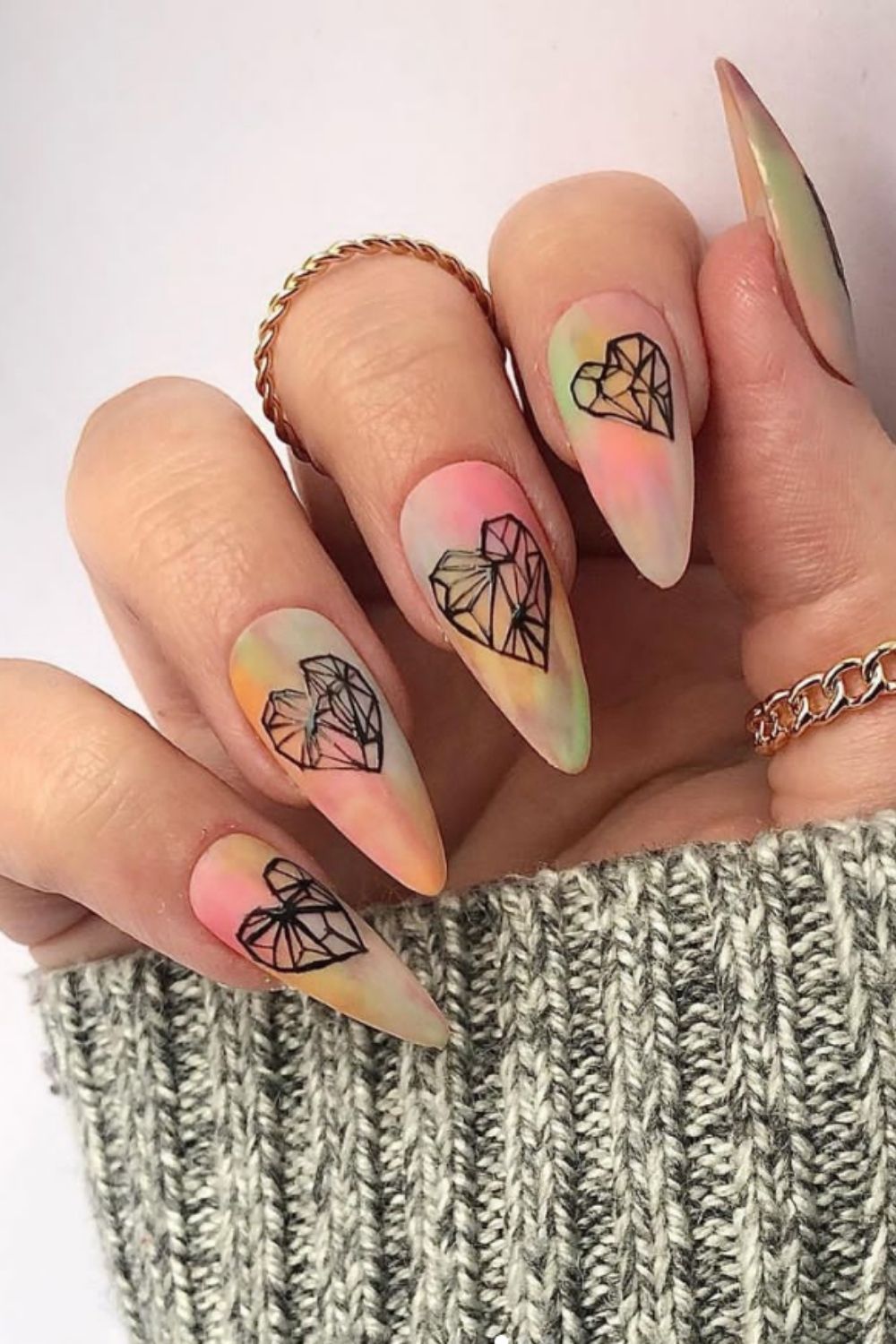 40 Best Almond Shaped Nails Designs To Try  2021 Summer!