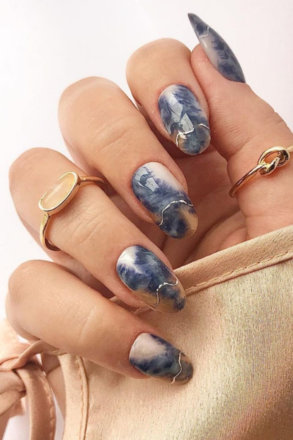 40 Best Almond Shaped Nails Designs To Try  2021 Summer!