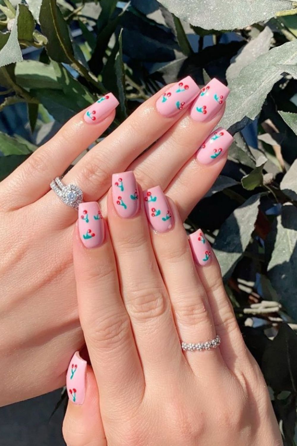 35+ best square nail shape for your summer nails designs