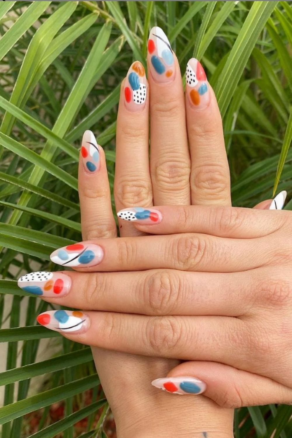 35+ Cute summer nail designs with short almond nails and square nails