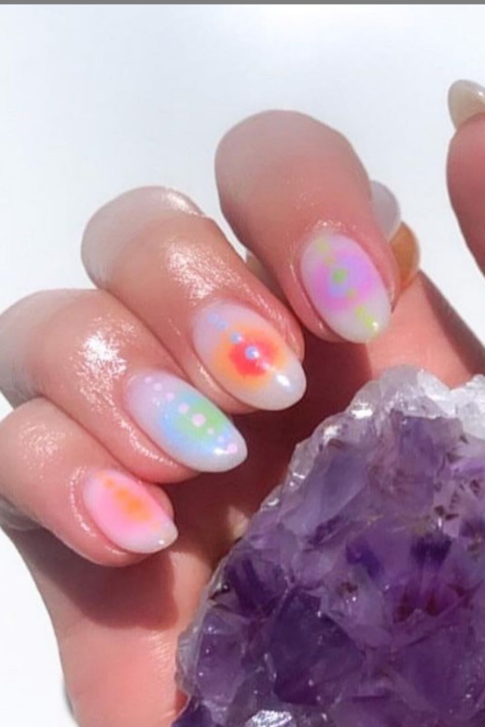 35+ Cute summer nail designs with short almond nails and square nails