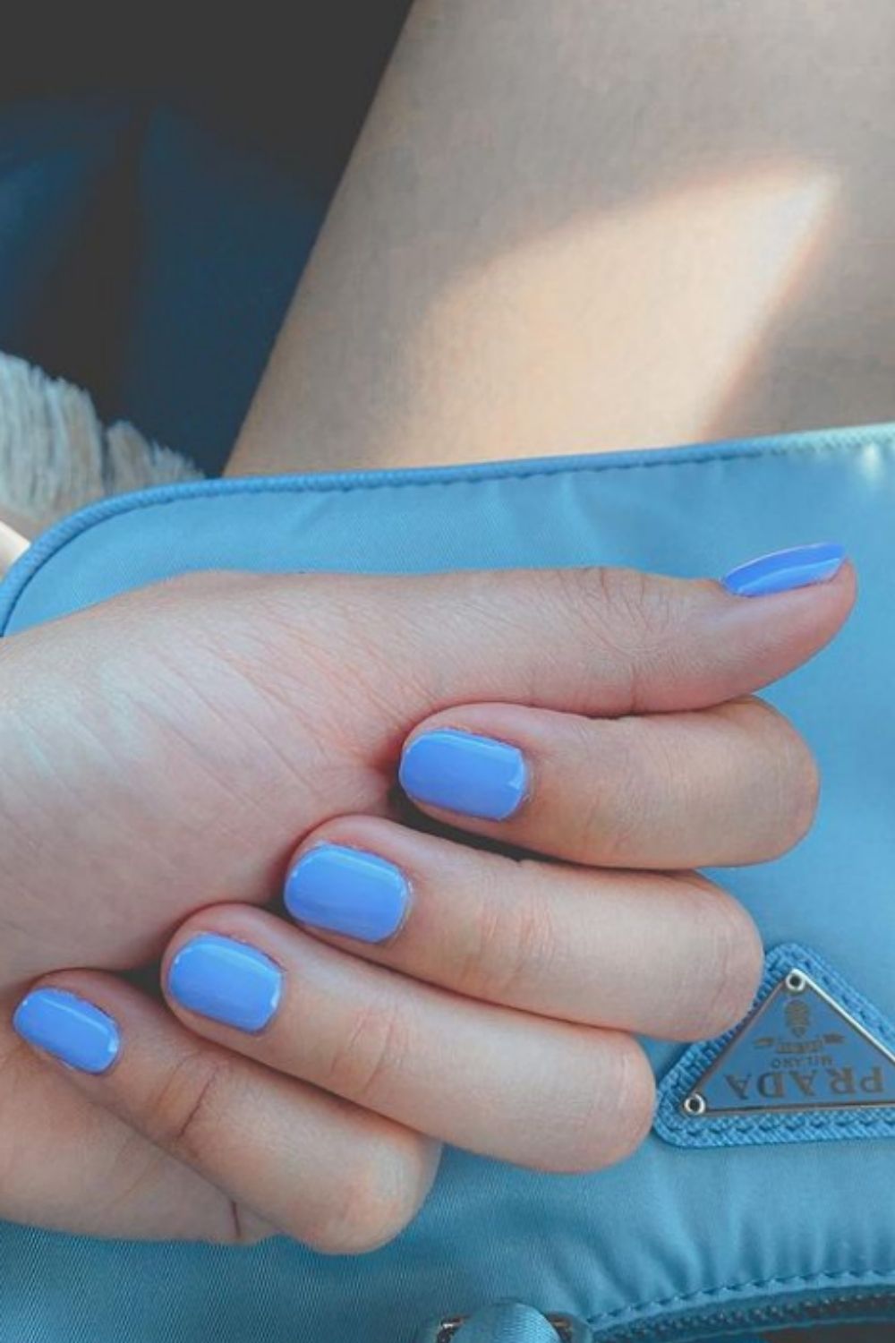 Pretty blue sky nails designs and ideas for your summer nails 2021 