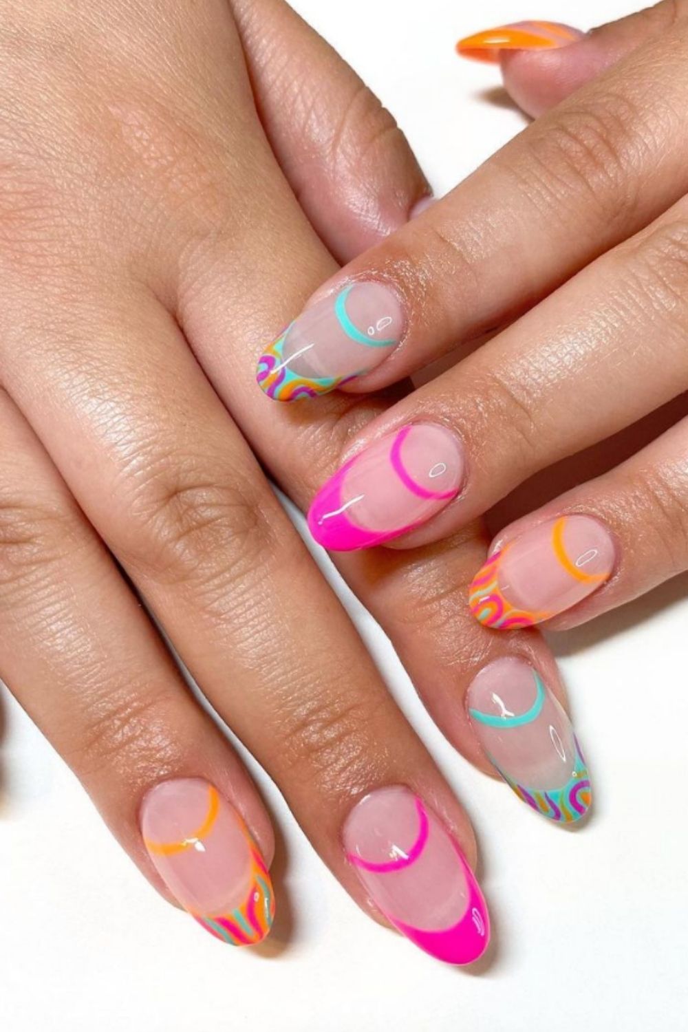 35+ Cute summer nail designs with short almond nails and square nails