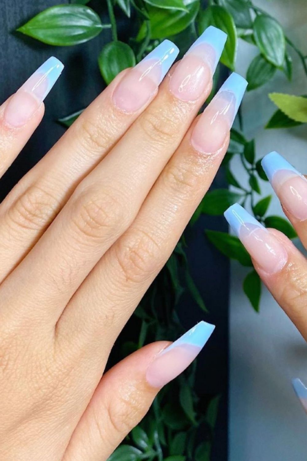 Pretty blue sky nails designs and ideas for your summer nails 2021 