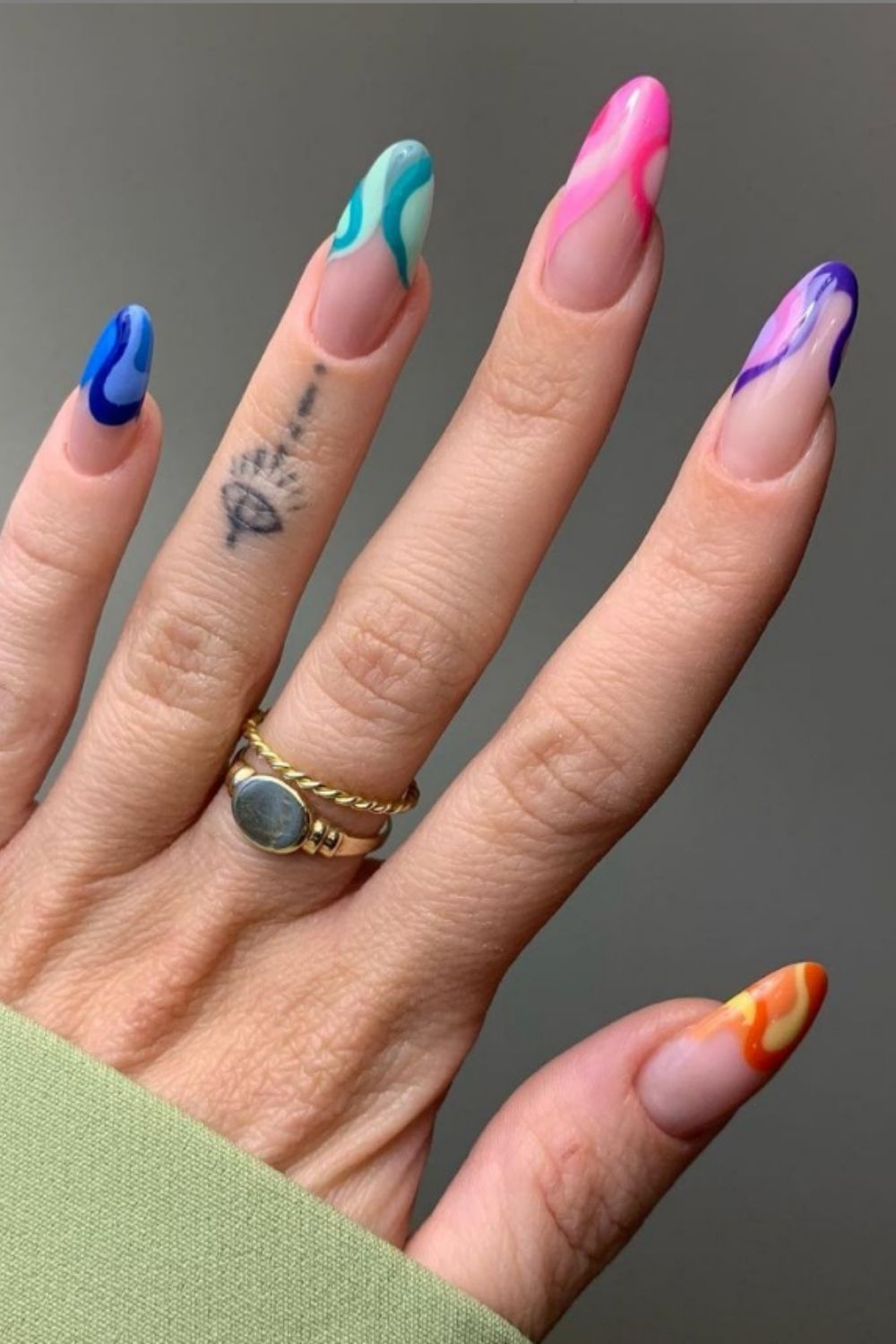 40 Best Almond Shaped Nails Designs To Try  2021 Summer!