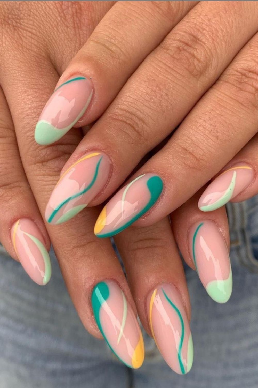 40 Best Almond Shaped Nails Designs To Try  2021 Summer!