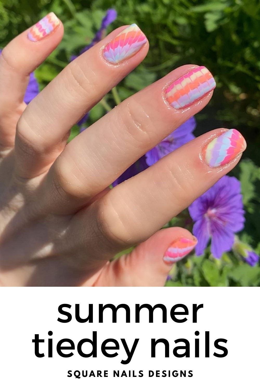 35+ best square nail shape for your summer nails designs