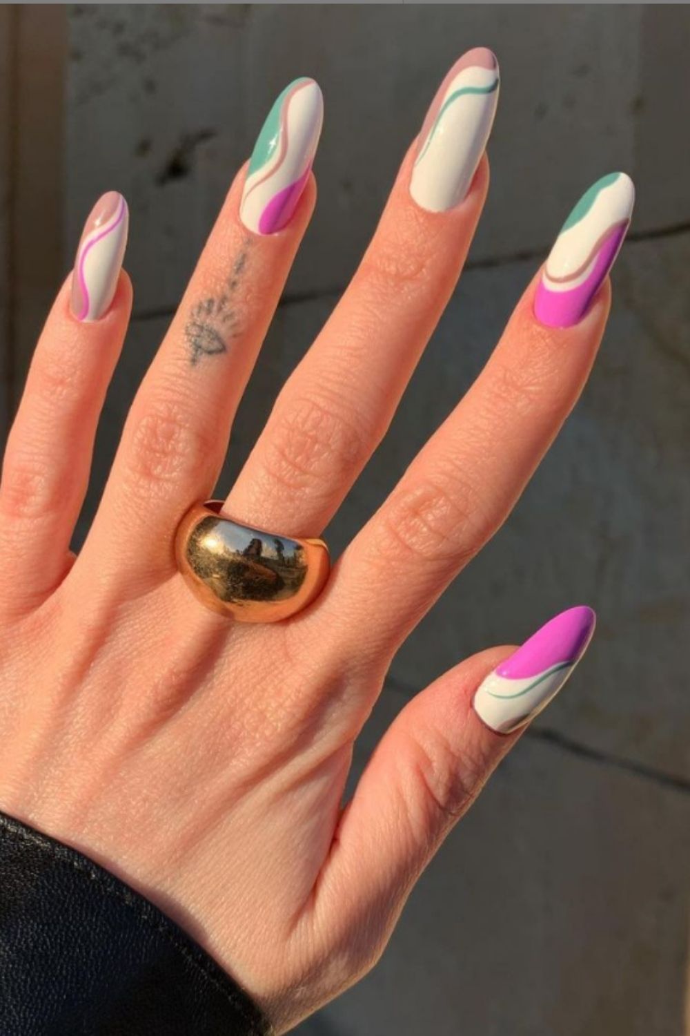 40 Best Almond Shaped Nails Designs To Try  2021 Summer!