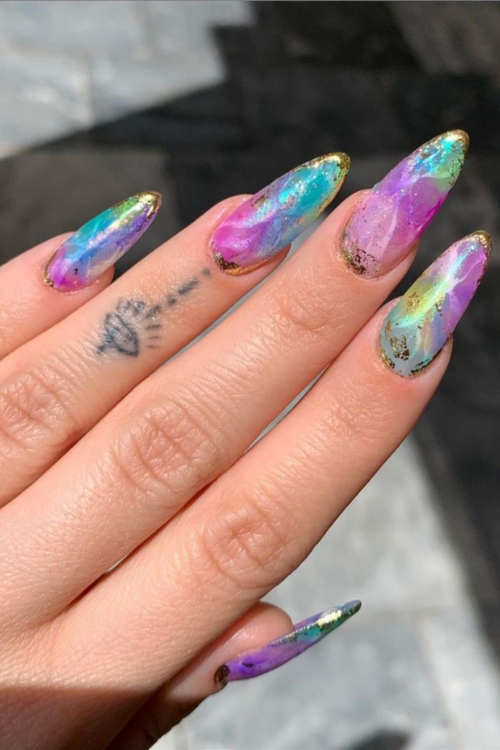 40 Best Almond Shaped Nails Designs To Try  2021 Summer!