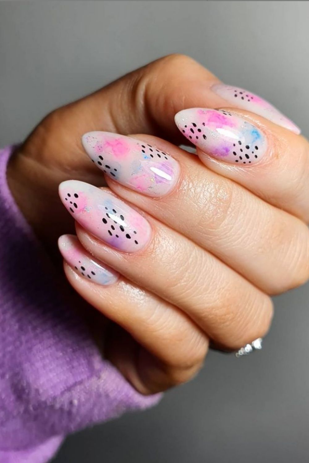 40 Best Almond Shaped Nails Designs To Try  2021 Summer!