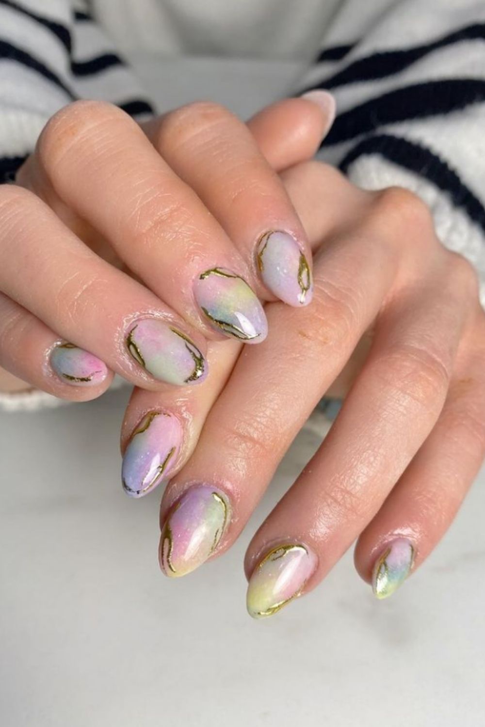 40 Best Almond Shaped Nails Designs To Try  2021 Summer!