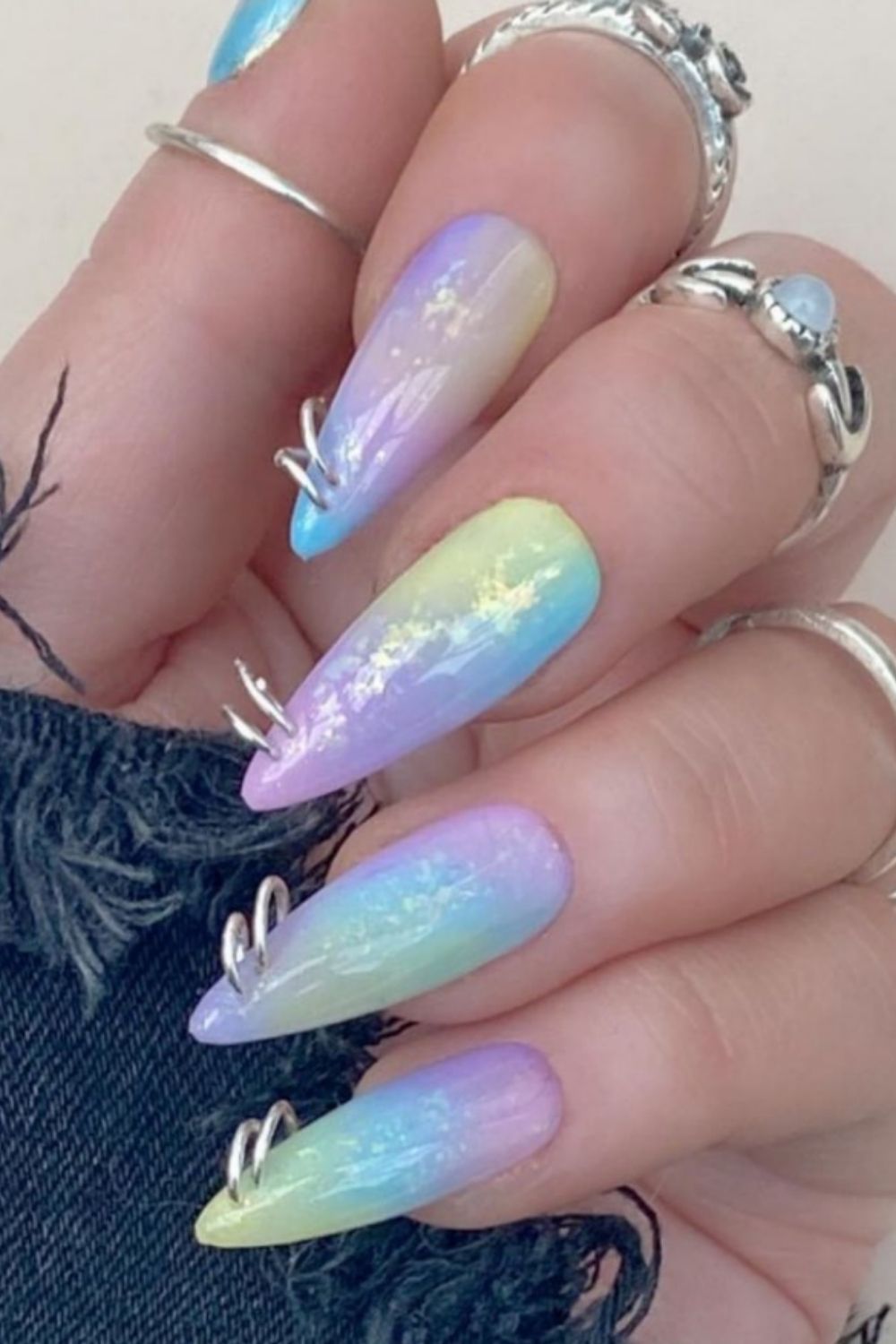 40 Best Almond Shaped Nails Designs To Try  2021 Summer!