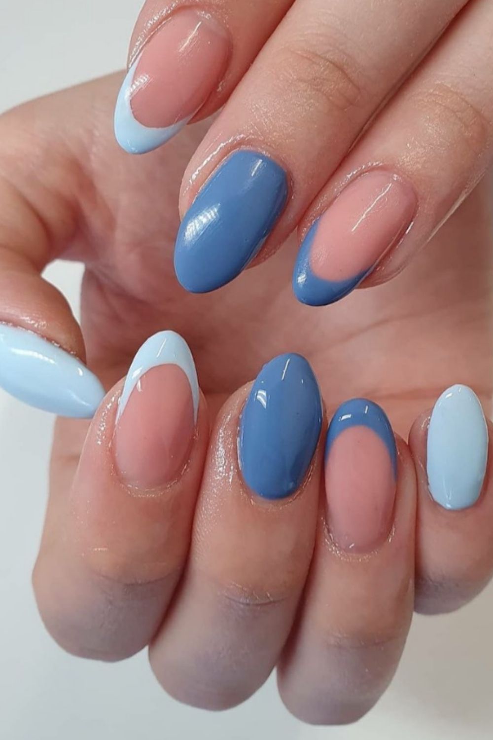 Pretty blue sky nails designs and ideas for your summer nails 2021 