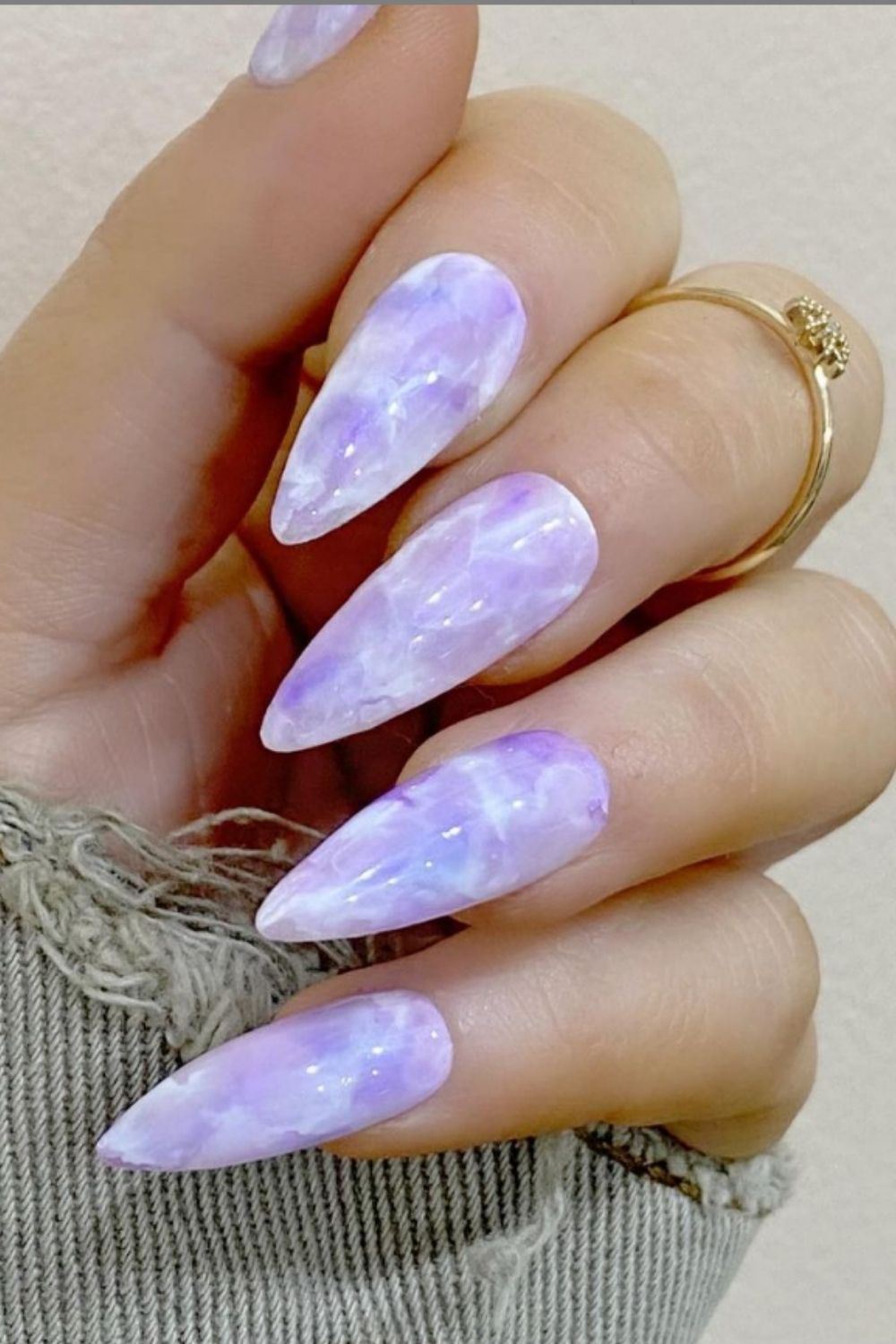 40 Best Almond Shaped Nails Designs To Try  2021 Summer!