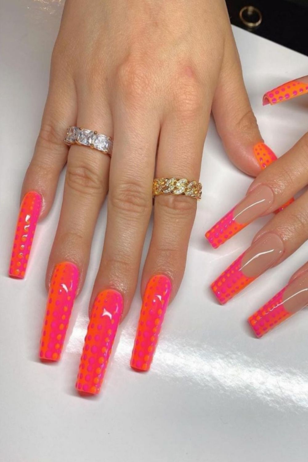 36 Cool Summer Acrylic Coffin Nails Designed for 2021