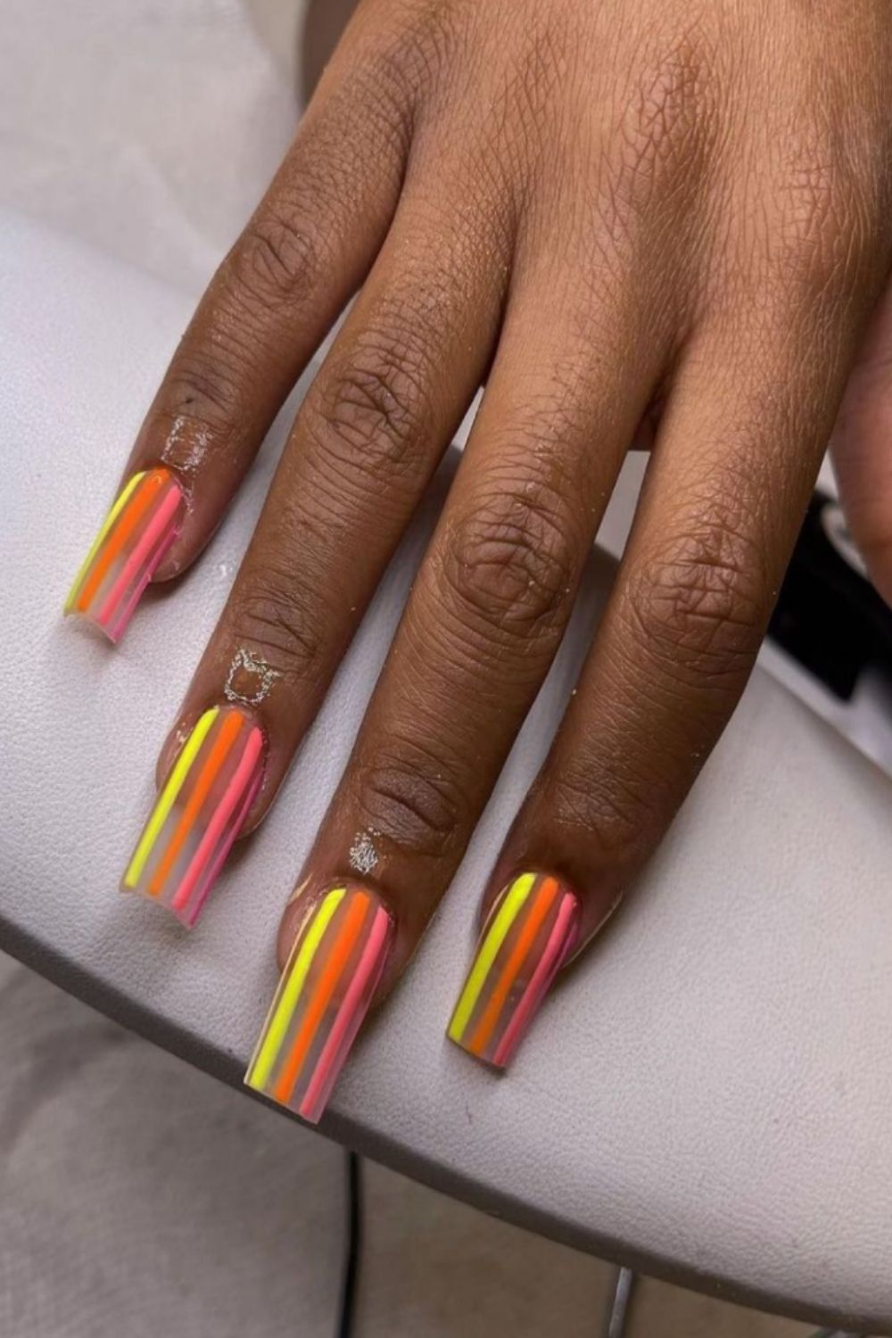 36 Cool Summer Acrylic Coffin Nails Designed for 2021