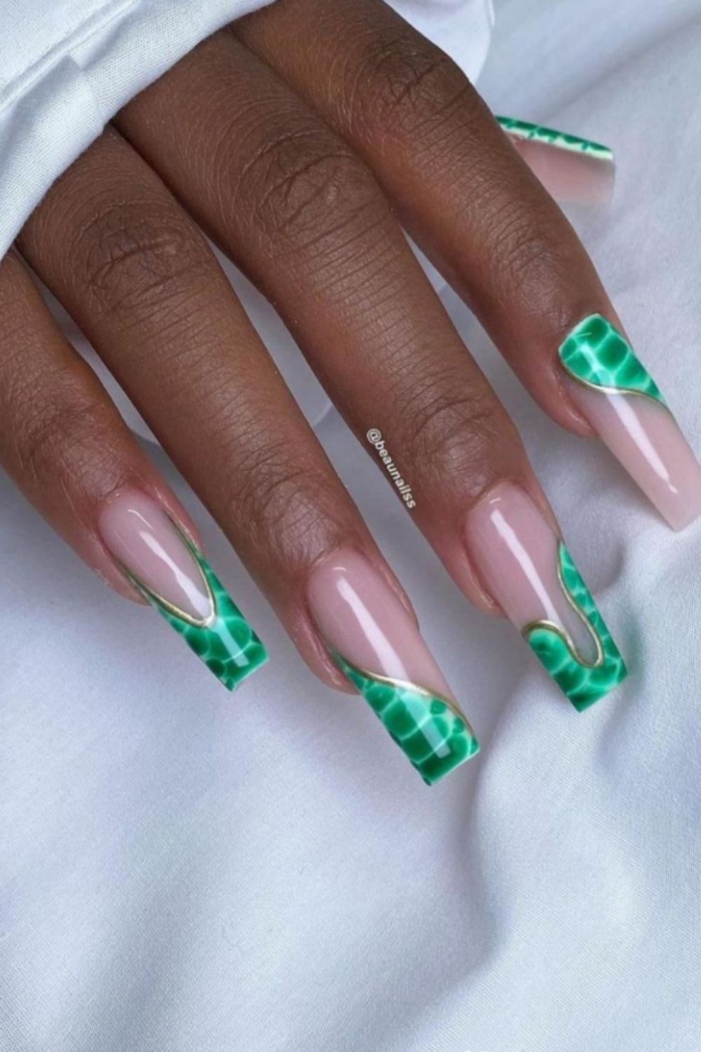 36 Cool Summer Acrylic Coffin Nails Designed for 2021