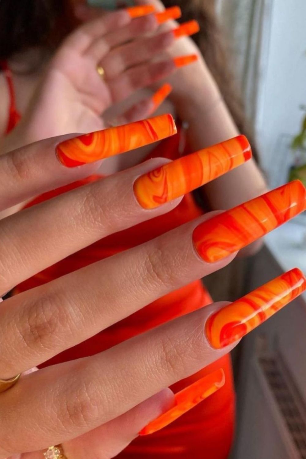 36 Cool Summer Acrylic Coffin Nails Designed for 2021